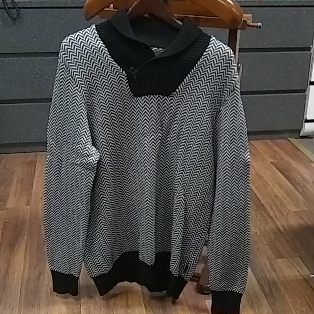 Sean John Shawl Neck Men's XL Sweater